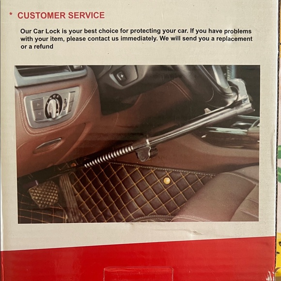 Silver Steering Wheel Lock - Picture 7 of 7